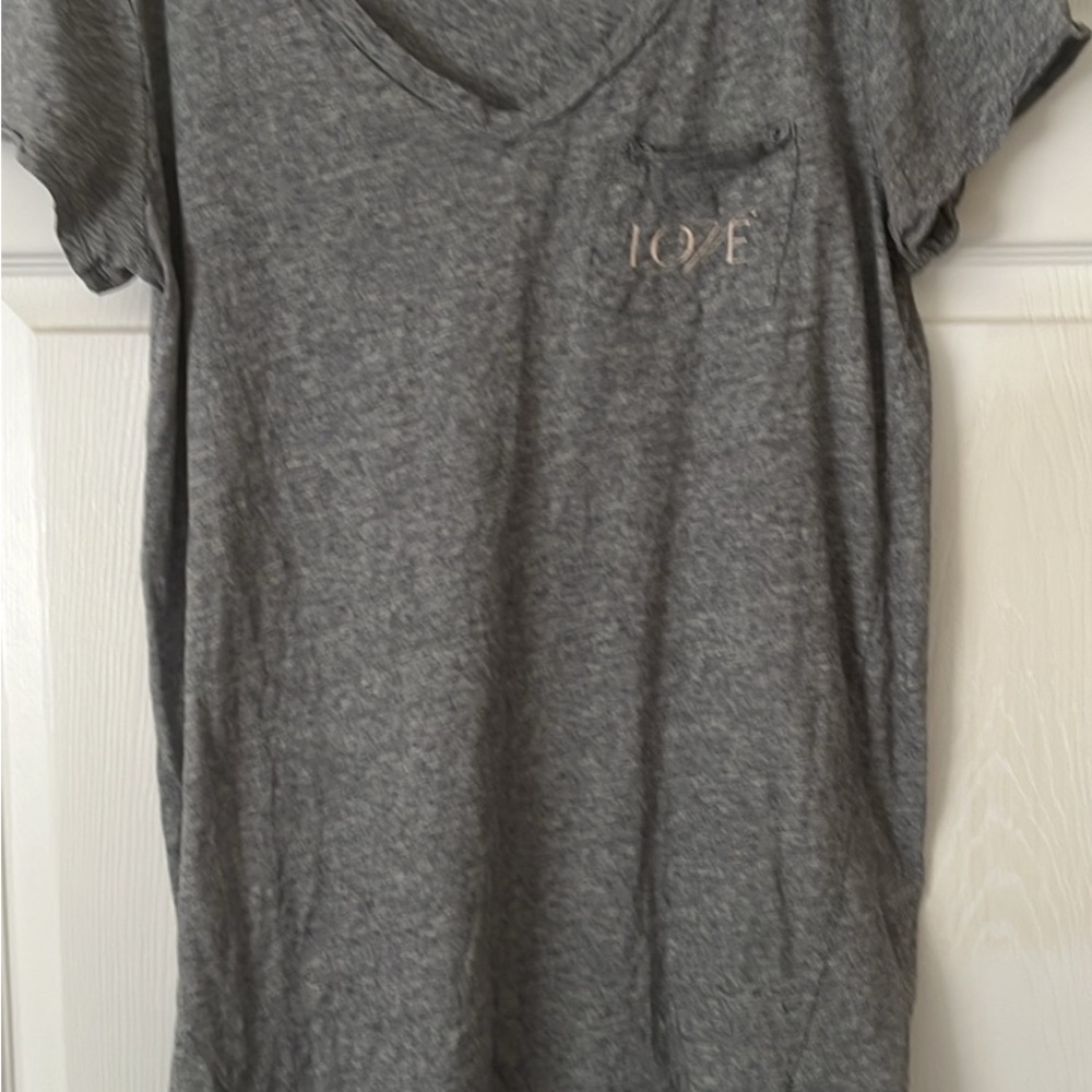 Victoria's Secret Gray Pajama Top
